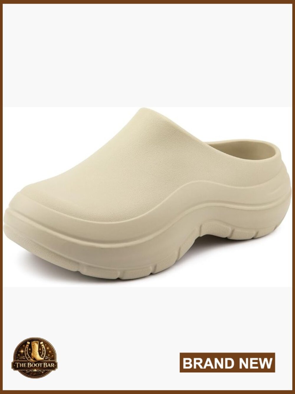 Platform Clogs with Arch Support, Waterproof Slip-On Garden Shoes